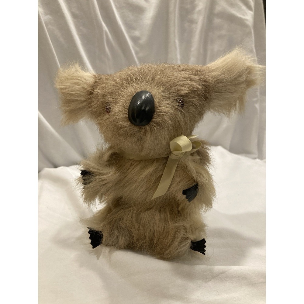 Vintage Australian Fur Koala Plush Souvenir Kangaroo Wallaby Fur‎